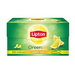 چای سبز لیپتون کیسه ای لیمو 25 عددی