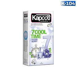 K104 -- کاندوم  کاپوت 12 عددی سردکننده خاردار و شیاردار