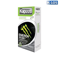 K105-- کاندوم  کاپوت 12 عددی  انرژی زا حلقه ی