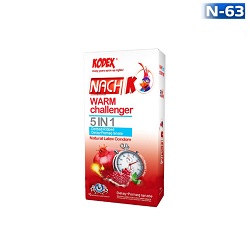N63 -- کاندوم کدکس 12 عددی انار چندکاره گرم کننده