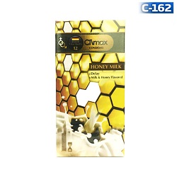C162--کاندوم کلایمکس 12 عددی شیر و عسل
