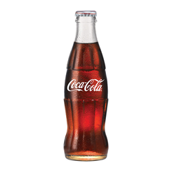 شیشه اصل 200 میل کوکا کولا