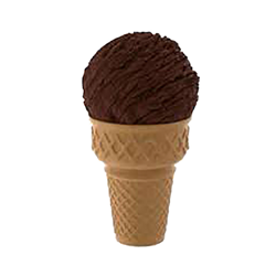 بستنی قیفی شکلاتی 4 تایی پاک